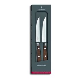Victorinox Siyah Büyük Maitre Tırtıklı Steak Bıçak Seti