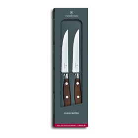 Victorinox Siyah Büyük Maitre Tırtıklı Steak Bıçak Seti
