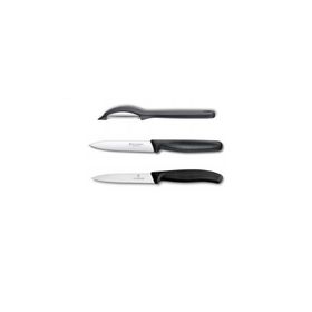 Victorinox Siyah Yan Soyacak