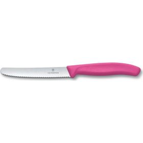 Victorinox Testere Ağızlı Pembe 11 cm Domates Bıçağı