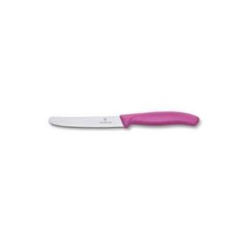 Victorinox Testere Ağızlı Pembe 11 cm Domates Bıçağı
