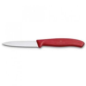 Victorinox Testere ve Sivri Ağızlı Kırmızı 8 cm Soyma Bıçağı