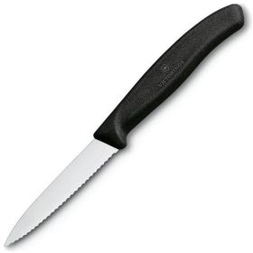 Victorinox Testere ve Sivri Ağızlı Siyah 8 cm Soyma Bıçağı