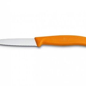 Victorinox Testere ve Sivri Ağızlı Turuncu 8 cm Soyma Bıçağı
