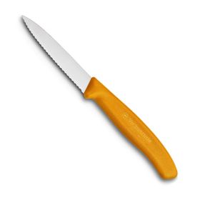 Victorinox Turuncu 8 cm Tırtıklı Soyma Bıçağı