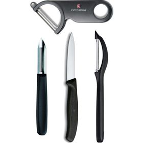 Victorinox VCT676031 Siyah Soyucu ve Bıçak Seti