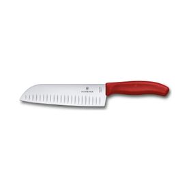 Victorinox Vt 6.8521.17b Swiss Classic Kırmızı Geniş Ağızlı Santoku Bıçağı