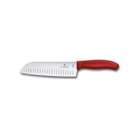 Victorinox Vt 6.8521.17b Swiss Classic Kırmızı Geniş Ağızlı Santoku Bıçağı