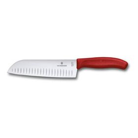 Victorinox Vt 6.8521.17b Swiss Classic Kırmızı Geniş Ağızlı Santoku Bıçağı