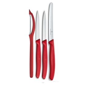 Victorinox VT6740144 Kırmızı 4'lü Bıçak Seti