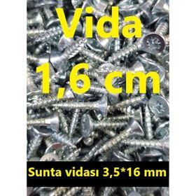 Vida 3.5x16 1000 Adet Sunta Vidası