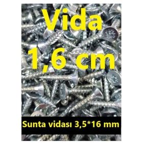 Vida 3.5x16 1000 Adet Sunta Vidası