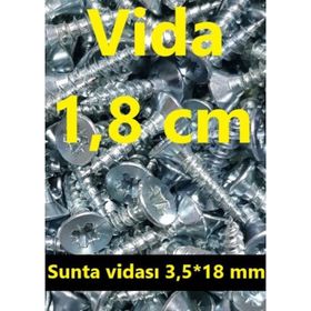 Vida 3.5x18 1000 Adet Sunta Vidası