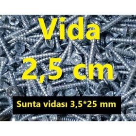 Vida 3.5x25 1000 Adet Sunta Vidası