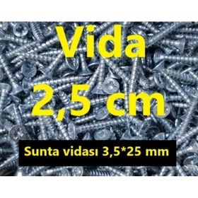 Vida 3.5x25 1000 Adet Sunta Vidası