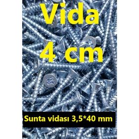Vida 3.5x40 500 Adet Sunta Vidası