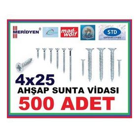 Vida 4x25 500 Adet Sunta Vidası