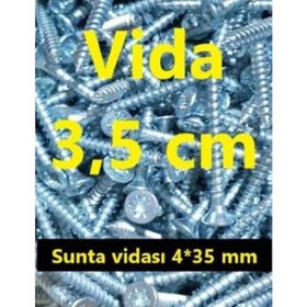 Vida 4x35 500 Adet Sunta Vidası