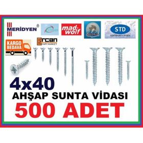 Vida 4x40 500 Adet Sunta Vidası