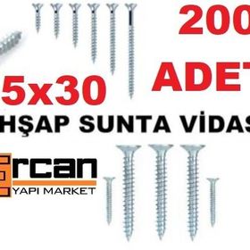 Vida 5x30 200 Adet Sunta Vidası