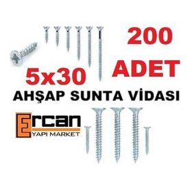 Vida 5x30 200 Adet Sunta Vidası
