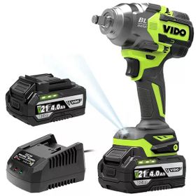 Vido WD040440210 2x4 Ah 1/2 inç 21V 750 Nm Akülü Kömürsüz Somun Sökme Makinesi