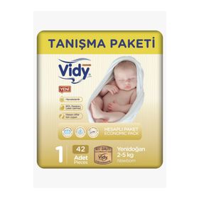 Vidy Baby Premium No:1 Yenidoğan Bebek Bezi