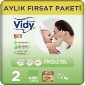 Vidy Baby Premium No:2 Mini Bebek Bezi