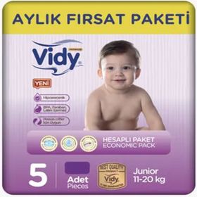 Vidy Baby Premium No:5 Junior Bebek Bezi