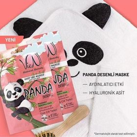 Vien Pro B5 25 gr Panda Desenli Kağıt Yüz Maskesi