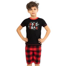 Vienetta 012232-2514 Siyah Erkek Çocuk Pijama Takımı
