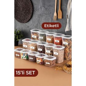 Vienev Etiketli Foly Kare 15 li Saklama Kabı