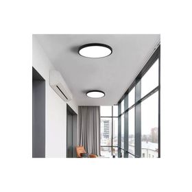 Vies Teknoloji 3200K Mat Siyah Panel Avize Tavana Sıfır Led
