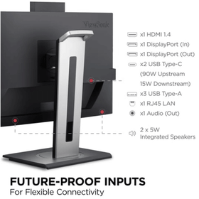 ViewSonic VG2757V-2K 27 inç 100Hz 5ms Video Konferans Monitör