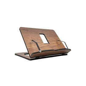 Vigo Wood Ahşap Ceviz Kitap Okuma ve Tablet Standı