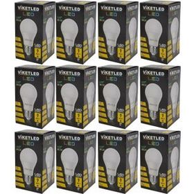Viketled Beyaz White 9W 12'li Set Led Ampül