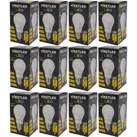 Viketled Beyaz White 9W 12'li Set Led Ampül