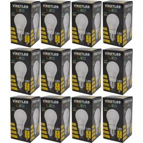 Viketled Beyaz White 9W 12'li Set Led Ampül
