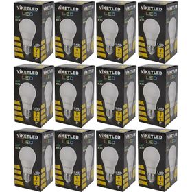 Viketled Beyaz White 9W 12'li Set Led Ampül