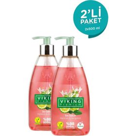 Viking Premium Hanımeli Bergamot Kokulu 2x500 ml Sıvı Sabun
