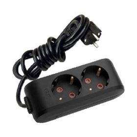 Viko 1050190133303 Multiled 3 mt Topraklı Kablolu Çocuk Korumalı Siyah Üçlü Priz