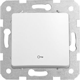 Viko 10AX 250 V Linnera Rollina Beyaz Kapı Otomatiği Çerçevesiz Anahtar