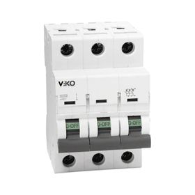 Viko 10VTB-3C125 3X125 Amper 3 Fazlı C Tipi 10 kA Otomatik Sigorta