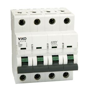 Viko 10Vtb-4C32 Trifaze Nötr Kesmeli 4X32A C Tipi Otomatik Sigorta
