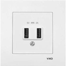 Viko 2 Usbli 2 Topraklı 2 Amper Priz