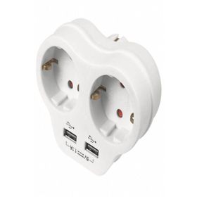 Viko 2A 2'li Topraklı ve USB Çıkışlı Fiş Priz