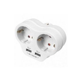 Viko 2A 2'li Topraklı ve USB Çıkışlı Fiş Priz