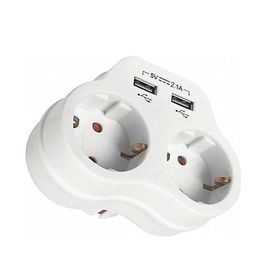 Viko 2A İkili Topraklı USB Çıkışlı Fiş-Priz