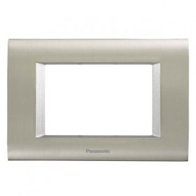 Viko 3 m Panasonic Thea Sistema Inox Matt Metalik Beyaz Çerçeve