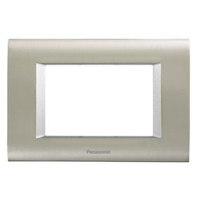 Viko 3 m Panasonic Thea Sistema Inox Matt Metalik Beyaz Çerçeve